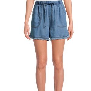 Time and Tru Denim Skirt with Elastic Waist